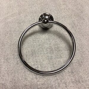 Silver Chrome Wall Mount Towel Ring